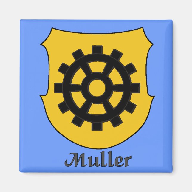 Muller Family Shield Magnet (Front)