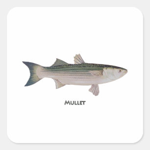 Mullet Logo Square Sticker