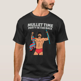 Mullet Time Party In The Back Vintage 3 T-Shirt