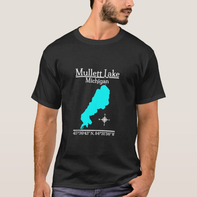 Mullett Lake Michigan Tank Top (Front)