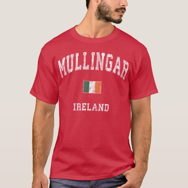 Mullingar Ireland Athletic Sports friends T-Shirt (Front)