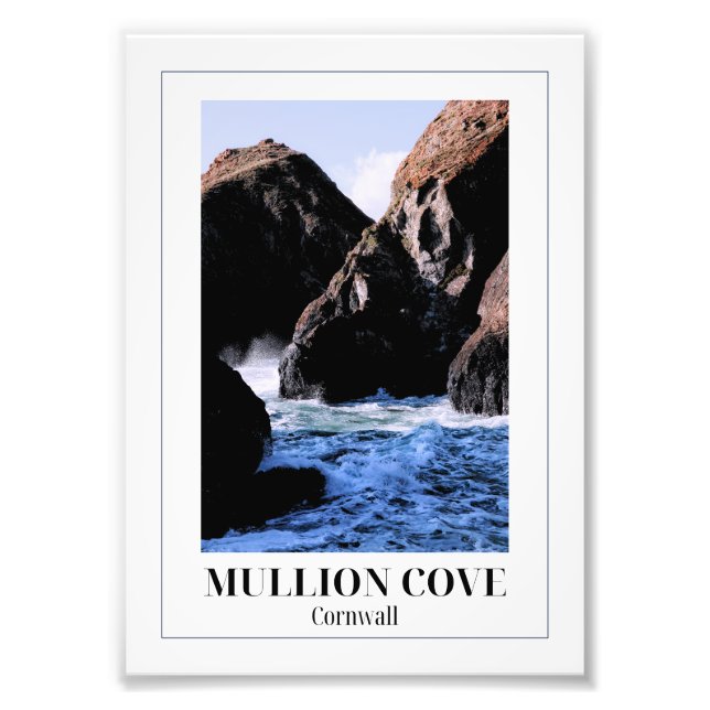 Mullion Cove, Cornwall Photo Print (Front)