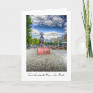 Mulltatuli Statue - Good Luck with your New Book Card