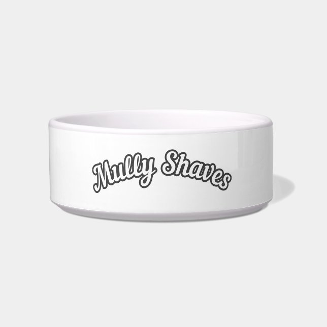 Mully Shaves Lathering Bowl (Front)