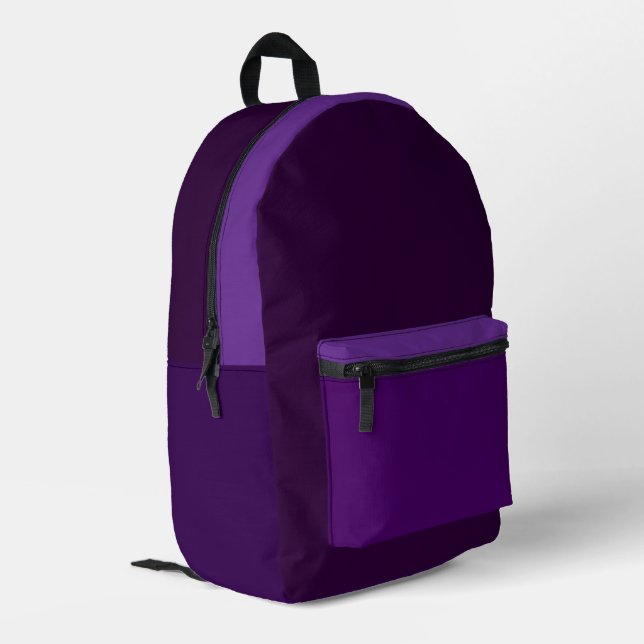 Mult-Color Purple Backpack  (Back Corner Left)