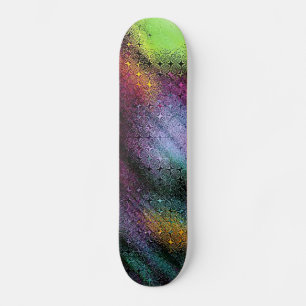 Multi Abstract Psychedelic Design Skateboard