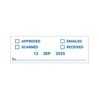 Multi Action Office self inking Stamp with Date