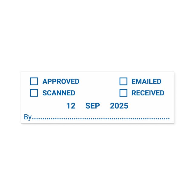 Multi Action Office self inking Stamp with Date (Design)