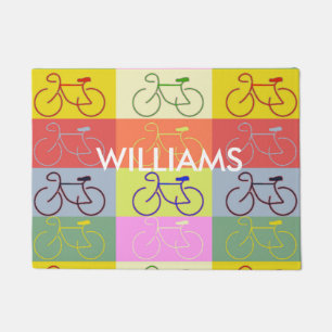 Multi-Bike - Grey, Yellow, Green, Red Doormat