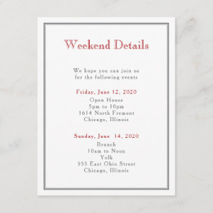 Multi-Border Enclosure Card Bar Mitzvah