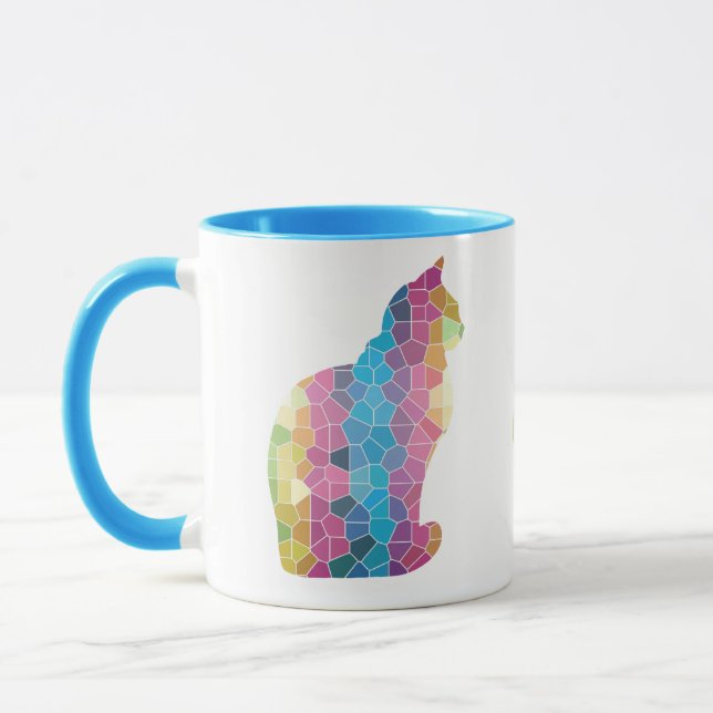 Multi Cat Mug (Left)