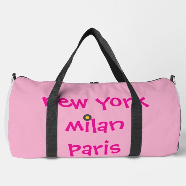 Multi City Duffle Travel Gym Bag (Front)