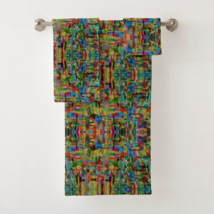 Multi-color Bath Towel Set