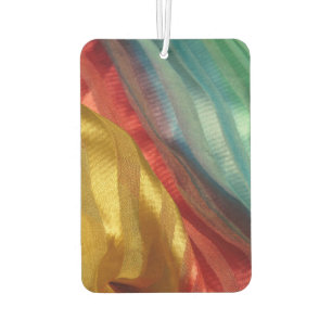 Multi Color Fabric Rainbow Car Air Freshener
