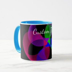 Multi Color Geometric Fusion Coffee Mug