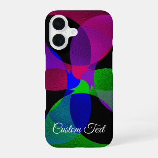Multi Color Geometric Fusion iPhone 16 Case