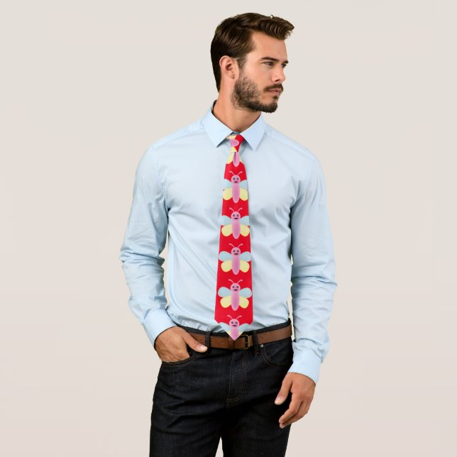 Multi-color Kawaii Bee Thunder_Cove Tie (In Situ)