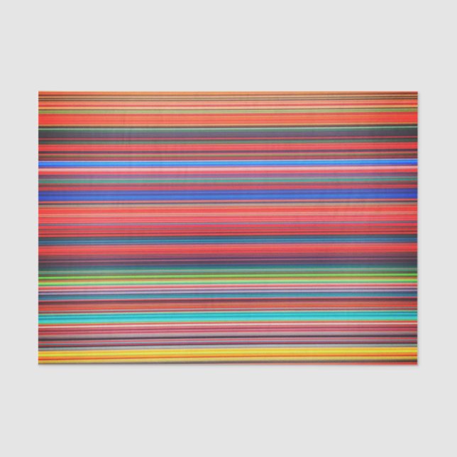 MULTI COLOR STRIPED Tissue Paper (Front)