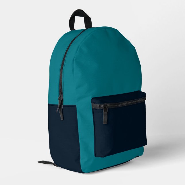 Multi-Color Teal Backpack (Back Corner Left)