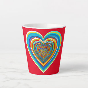 Multi-color Valentine Heart Thunder_Cove Latte Mug