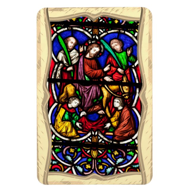 Multi Colored Bible Scene Magnet (Vertical)