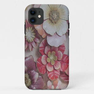 MULTI-COLORED FLOWERS iPhone 11 CASE