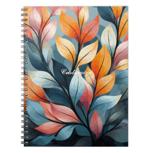 Multi-colored Leaves Thunder_Cove Notebook