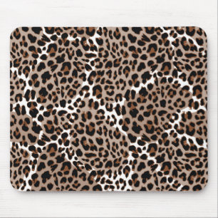 Multi-Colored Leopard Print Mousepad