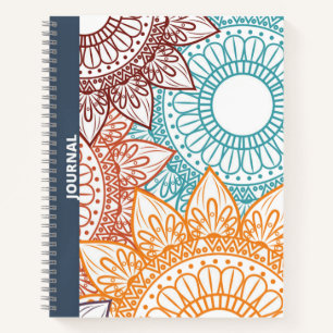 MULTI-COLORED MANDALA JOURNAL