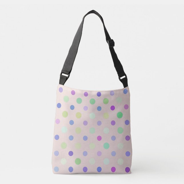 multi-colored polka dots crossbody bag (Front)