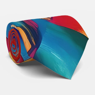 Multi-Colored Prism Neck Tie