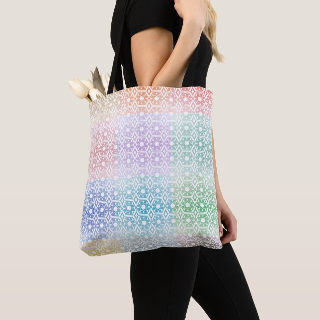 Multi-Colored Tote (Close Up)