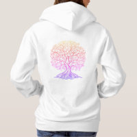 Multi-Colored Tree of Life Unisex Spiritual Graphi