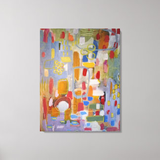 Multi-Colour Abstract Art Canvas Print