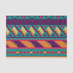 Multi Colour African Design Tissue Paper