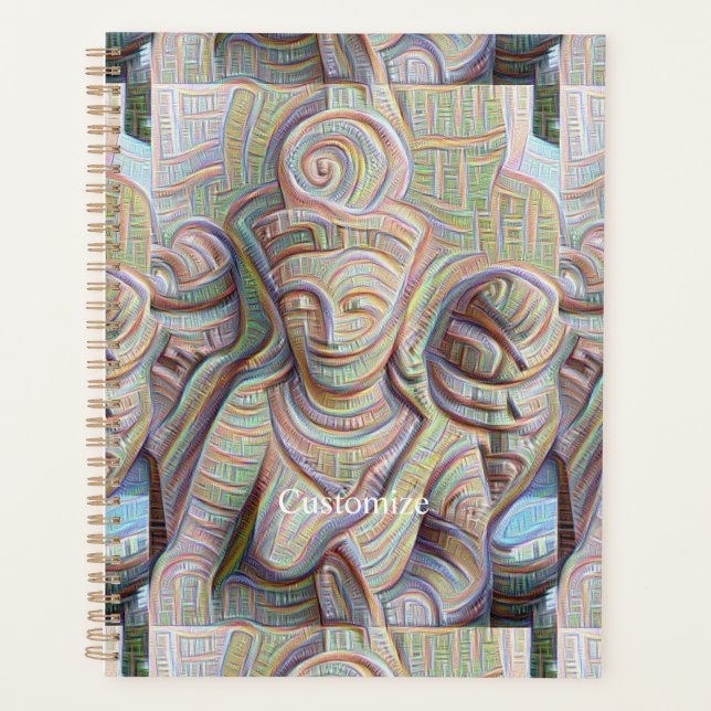 multi-colour aura buddha Thunder_Cove Planner (Front)