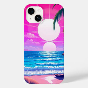 Multi-Colour Beach Sunset Phone Case-Mate iPhone 14 Case