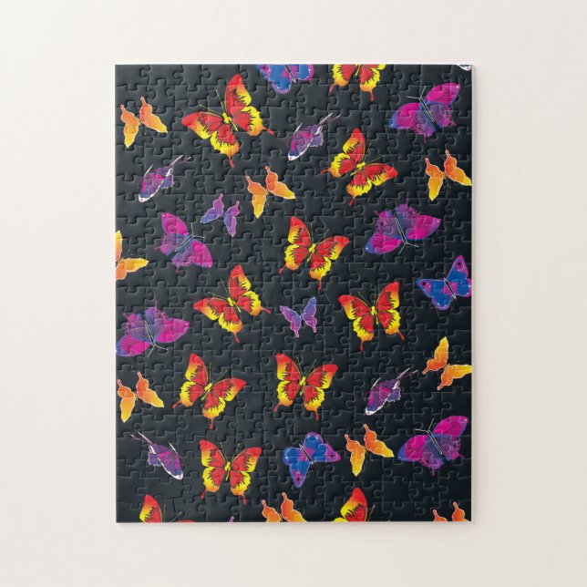 Multi Colour Butterflies Jigsaw Puzzle (Vertical)