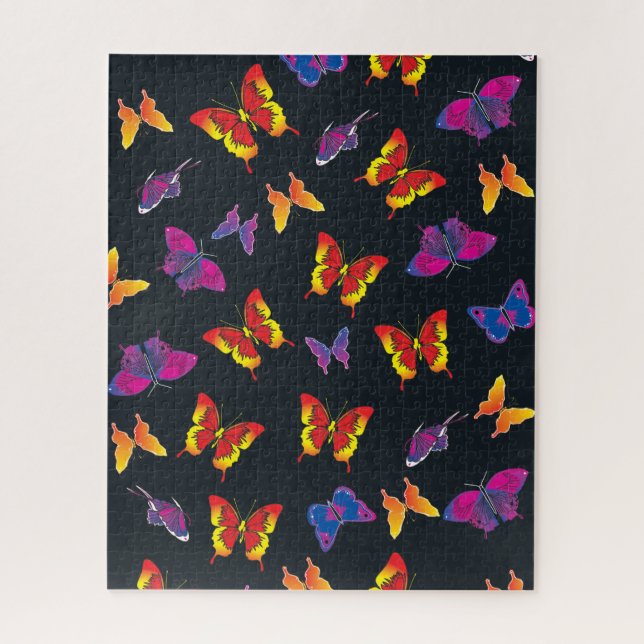 Multi Colour Butterflies Jigsaw Puzzle (Vertical)