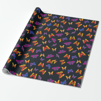 Multi Colour Butterflies Wrapping Paper
