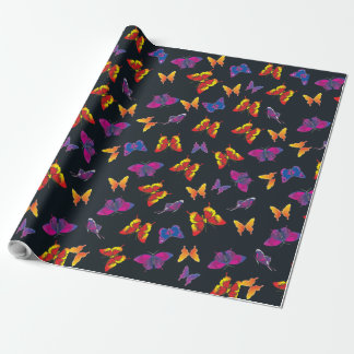 Multi Colour Butterflies Wrapping Paper