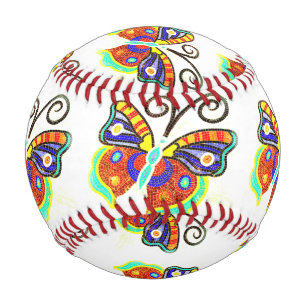 Multi-colour butterfly any background Thunder_Cove Baseball
