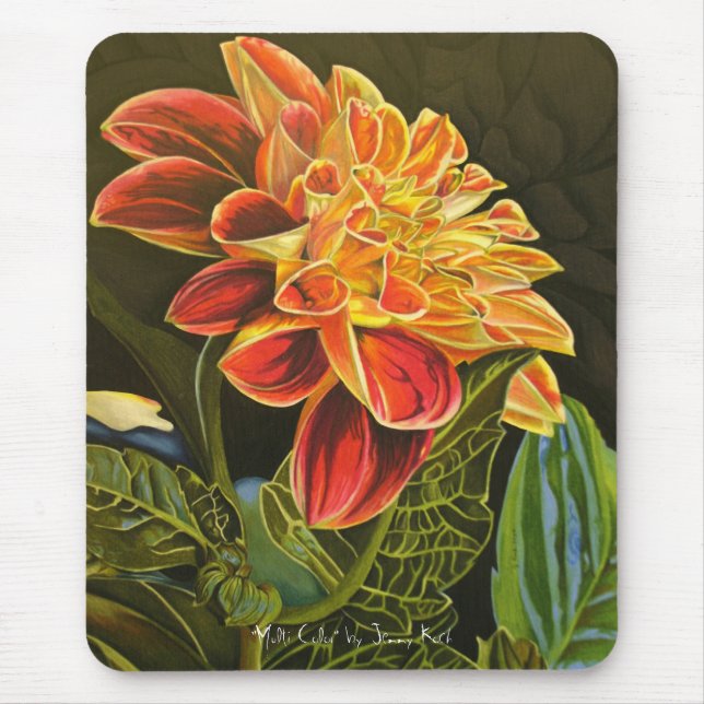 "Multi Colour" by Jenny Koch Mouse Mat (Front)