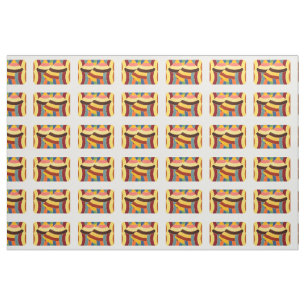 multi-colour chic contemporary chevrons fabric