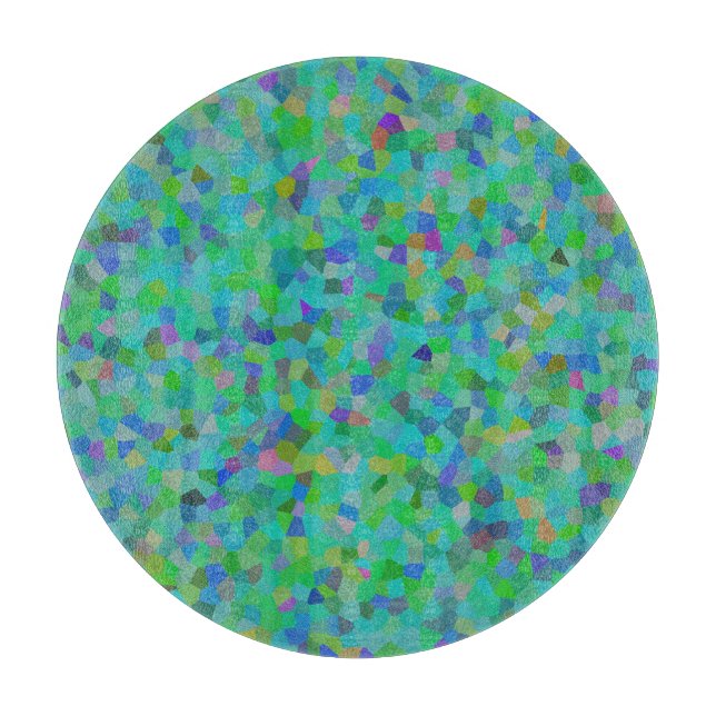 Multi colour confetti design     cutting board (Front)