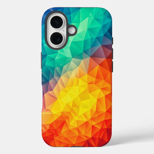 Multi Colour Cubizm Painting Case-Mate iPhone Case (Back)