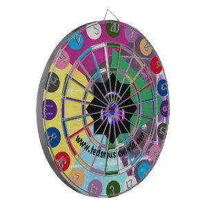 Multi-Colour Dartboard Set