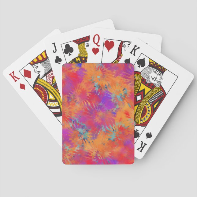 Multi colour deck of cards (Back)