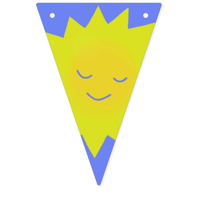 Multi-Colour Flags for Garland (First Flag)