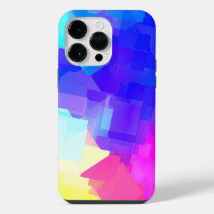 Multi Colour Fun Abstract iPhone 14 Pro Max Case